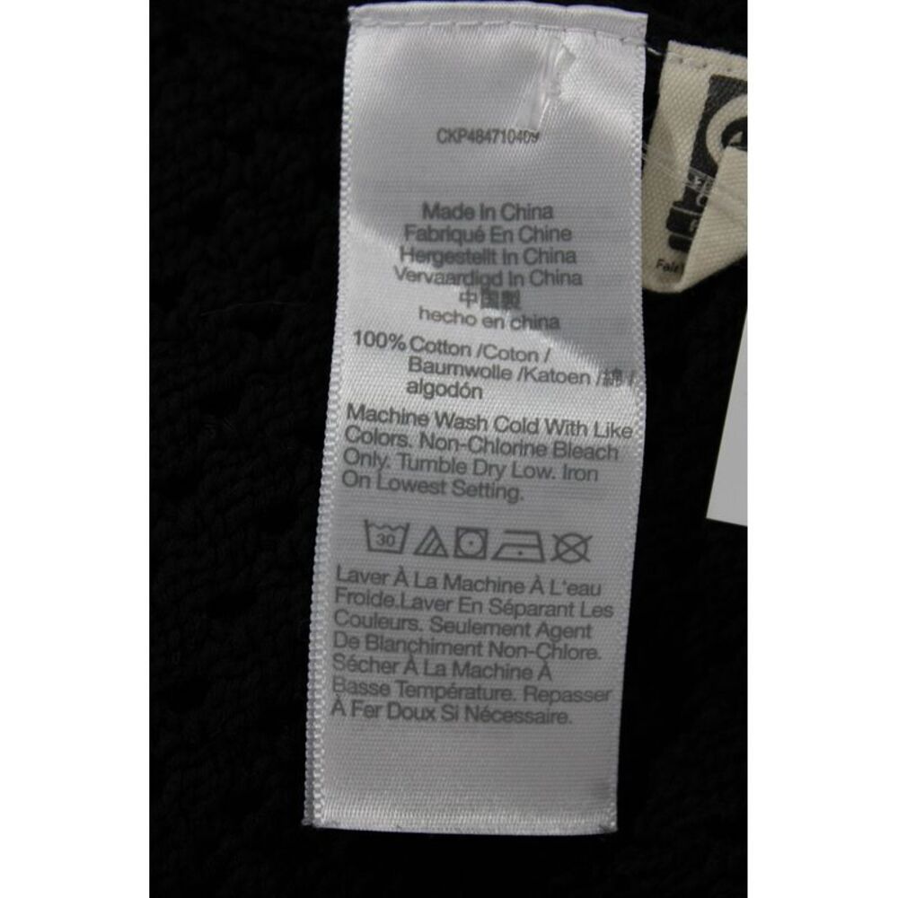 Madewell Unisex Black Cotton Collared Cardigan Long Sleeve Button Size M - Picture 4 of 5